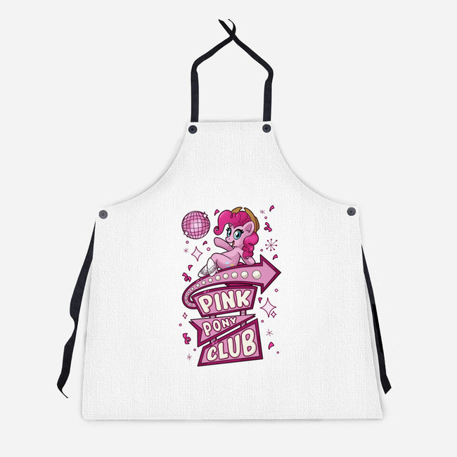 Pinkie Pony Club-Unisex-Kitchen-Apron-ChristaDoodles