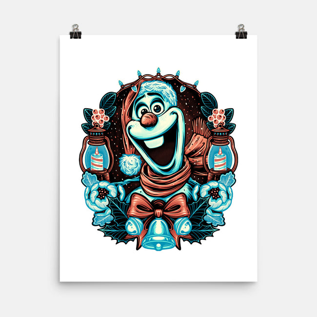 Christmas Snowman-None-Matte-Poster-glitchygorilla