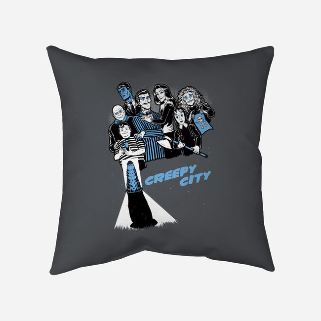 Creepy City-None-Removable Cover w Insert-Throw Pillow-Studio Mootant