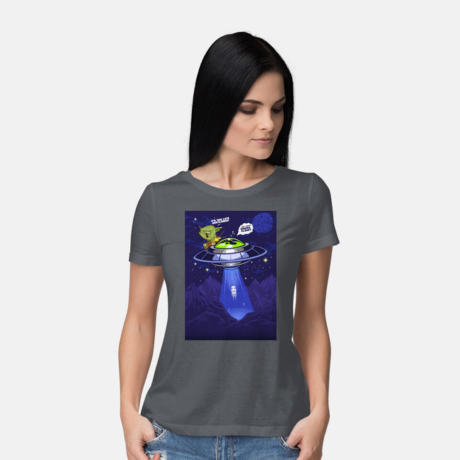 Wrong Planet-Womens-Basic-Tee-Rajj