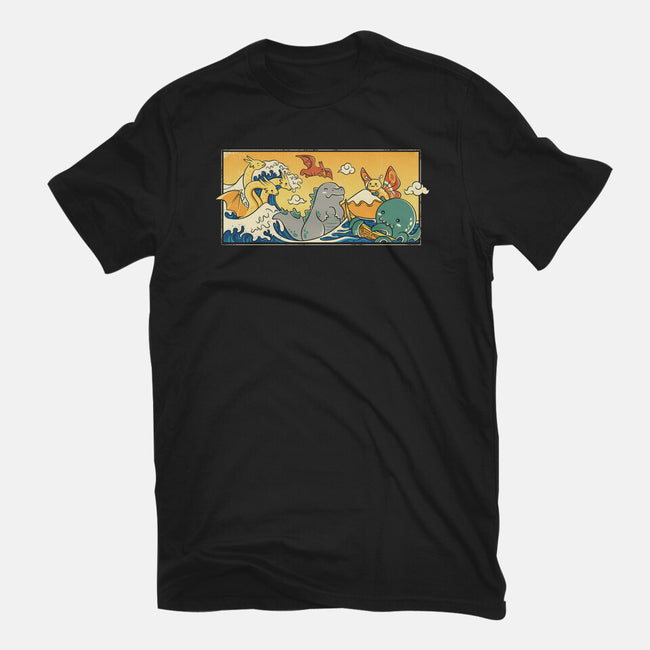 The Great Wave Kawaiiju-Unisex-Basic-Tee-anarist