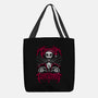 Creepy Christmas Skeleton-None-Basic Tote-Bag-Studio Mootant