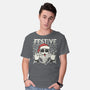 Festive Rock And Roll Santa-Mens-Basic-Tee-tobefonseca