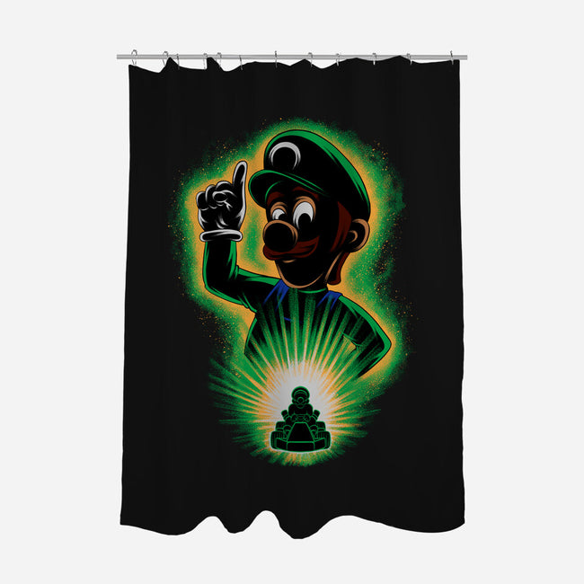 Green Bro Racing-None-Polyester-Shower Curtain-rmatix