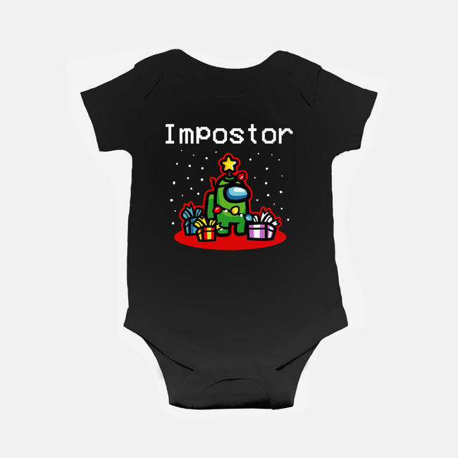 Christmas Sus-Baby-Basic-Onesie-demonigote