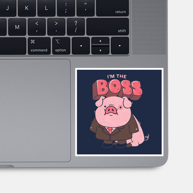 Pig Boss-None-Glossy-Sticker-yumie