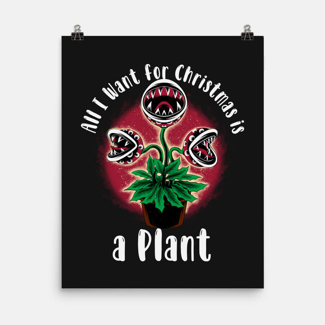 Christmas Plant-None-Matte-Poster-rmatix