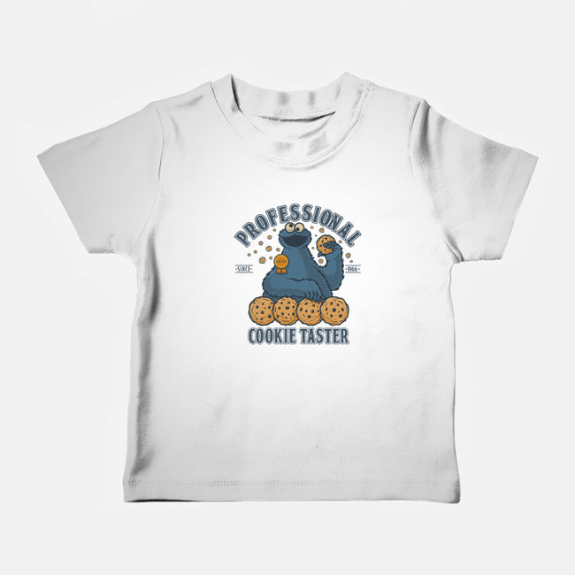 Professional Cookie Taster-Baby-Basic-Tee-erion_designs