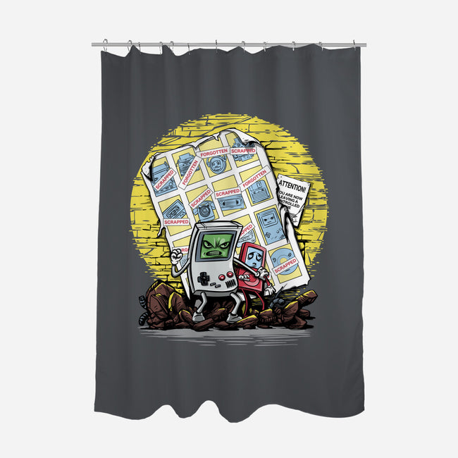 Days Of Tecnology Past-None-Polyester-Shower Curtain-zascanauta