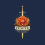 Fighter D20-None-Glossy-Sticker-D20 Tees
