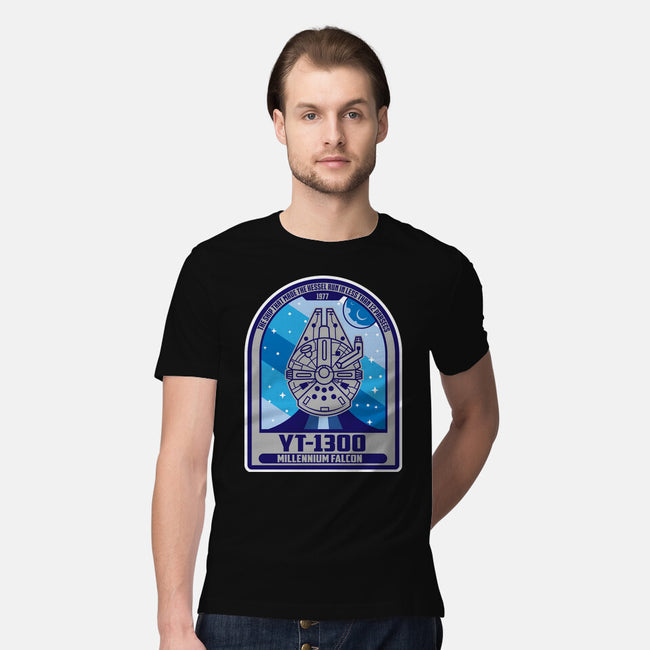 YT-1300 Millennium Falcon-Mens-Premium-Tee-SuperEdu