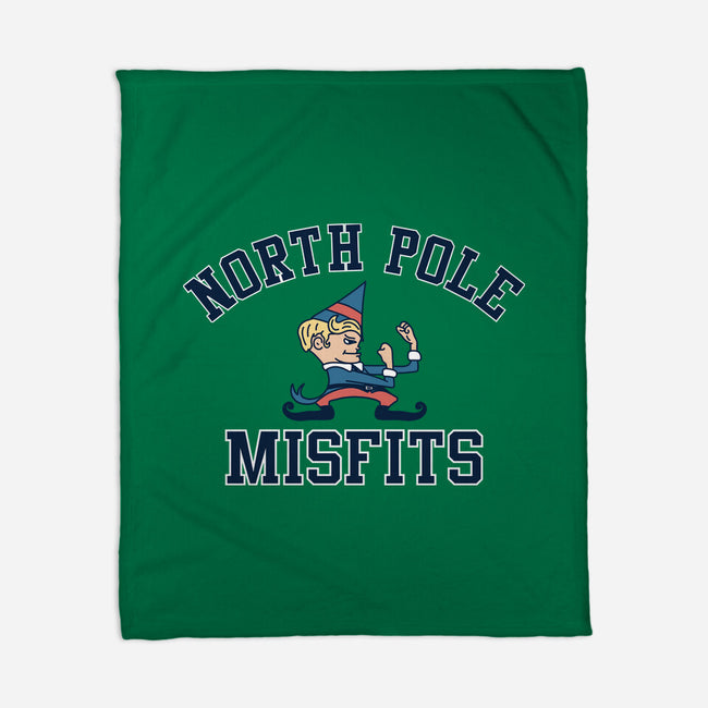 North Pole Misfits-None-Fleece-Blanket-zachterrelldraws