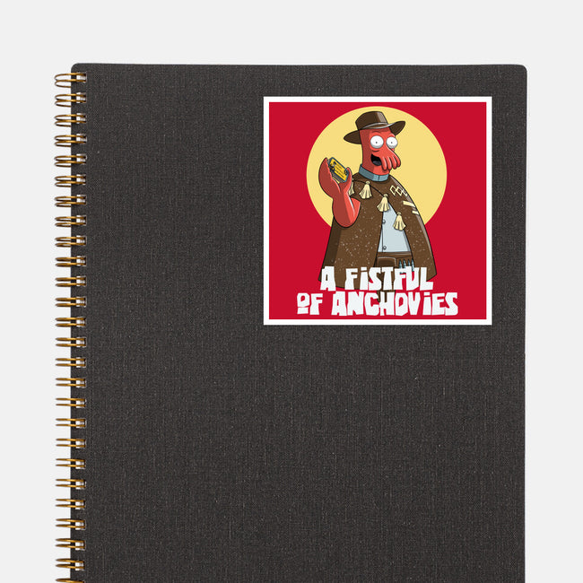 A Fistful Of Anchovies-None-Glossy-Sticker-zascanauta