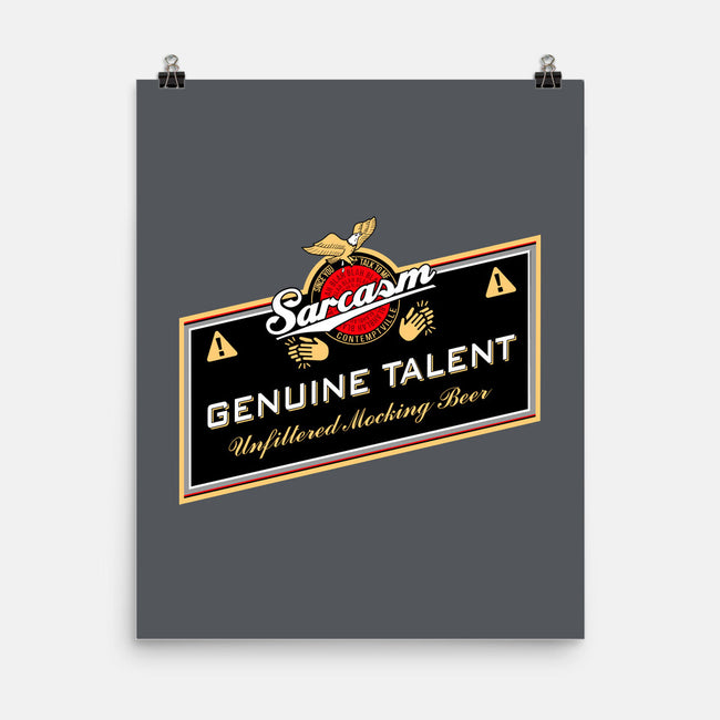 Genuine Talent-None-Matte-Poster-NMdesign