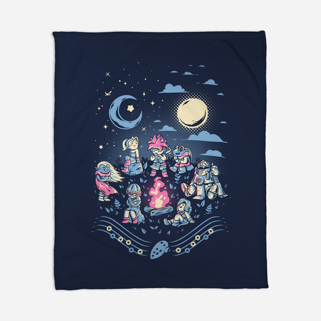 Chrono Triggler-None-Fleece-Blanket-yumie