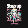 Step Up Peach-Mens-Premium-Tee-Sketchdemao