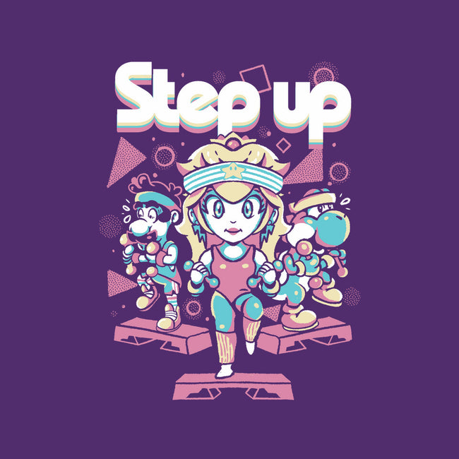 Step Up Peach-Mens-Premium-Tee-Sketchdemao