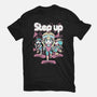 Step Up Peach-Mens-Premium-Tee-Sketchdemao