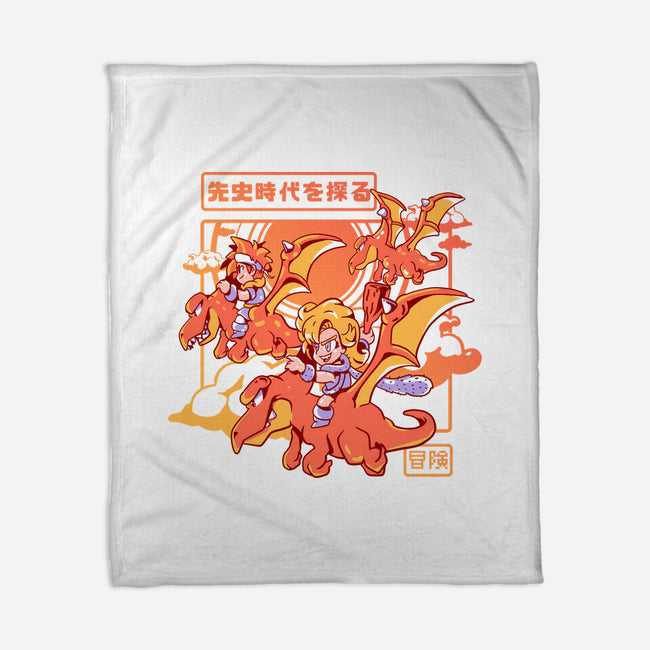 Flying To An Adventure-None-Fleece-Blanket-Sketchdemao