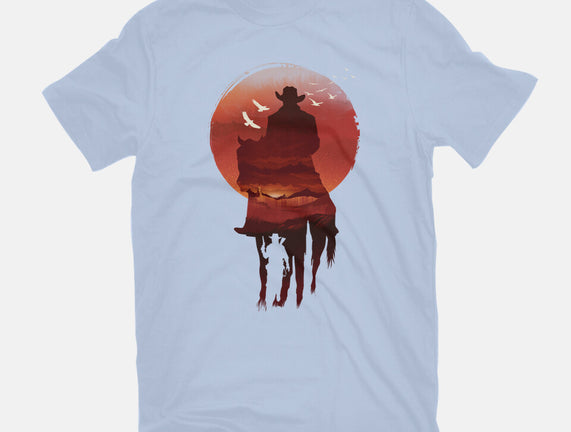 Red Sunset Cowboy