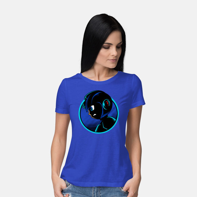 Shadow Cyborg-Womens-Basic-Tee-spoilerinc