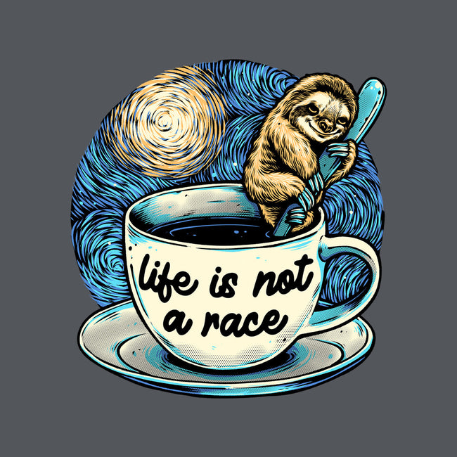 Life Is Not A Race-Womens-Fitted-Tee-glitchygorilla