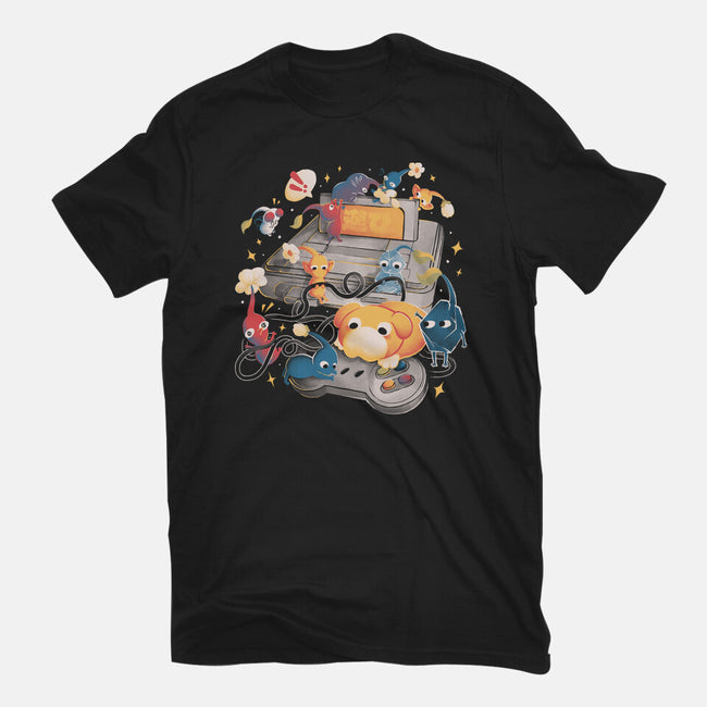 Tiny Gamers-Womens-Fitted-Tee-eduely