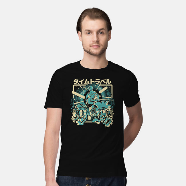 Traveling Through And Across Time-Mens-Premium-Tee-Sketchdemao
