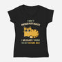 Delegating To My Future Self-Womens-V-Neck-Tee-kg07