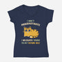 Delegating To My Future Self-Womens-V-Neck-Tee-kg07