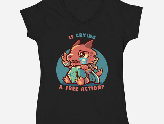 Crying Is A Free Action