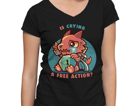 Crying Is A Free Action