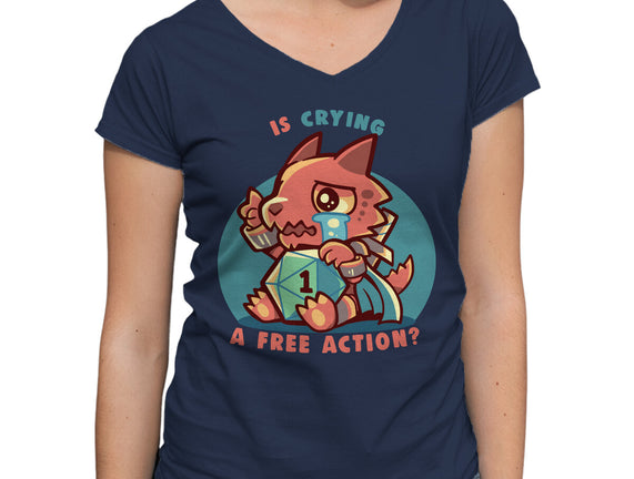 Crying Is A Free Action