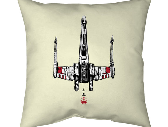 Red Five Sumi-e