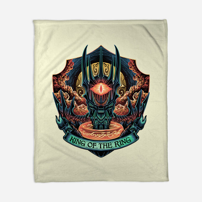 King Of The Ring-None-Fleece-Blanket-glitchygorilla