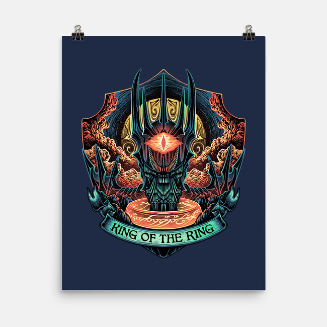 King Of The Ring-None-Matte-Poster-glitchygorilla