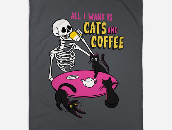 Skull And Cats
