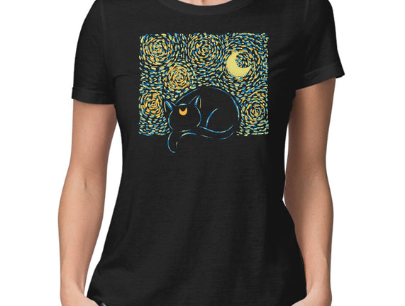 Starry Cat Art