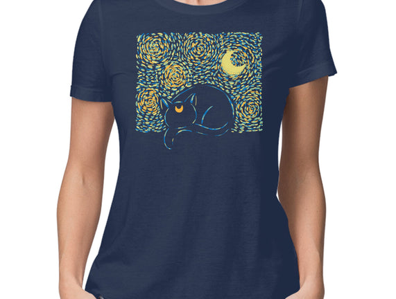 Starry Cat Art