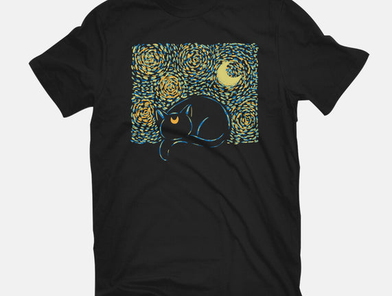 Starry Cat Art