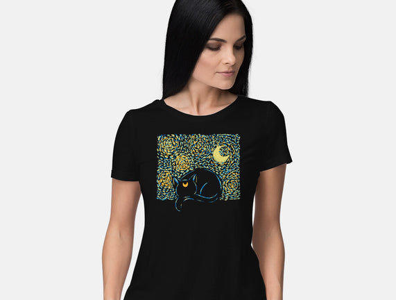 Starry Cat Art