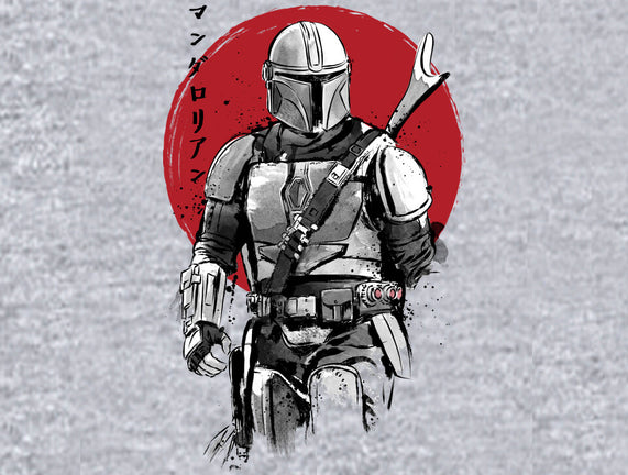 Mandalorian Bounty Hunter Sumi-e