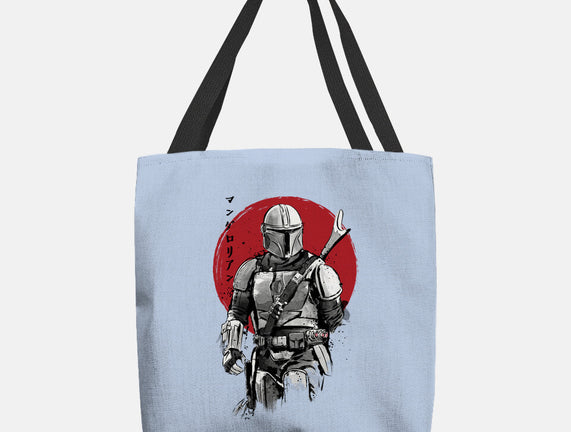 Mandalorian Bounty Hunter Sumi-e