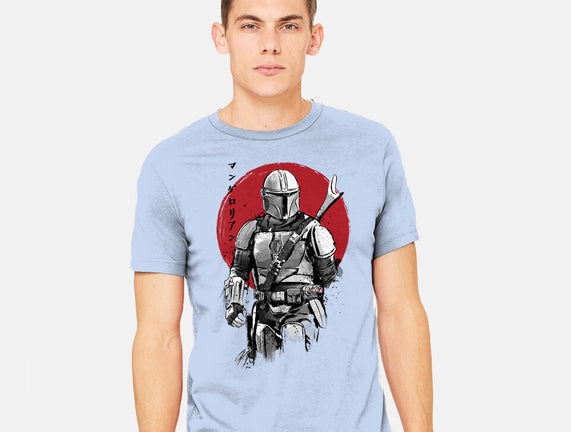 Mandalorian Bounty Hunter Sumi-e