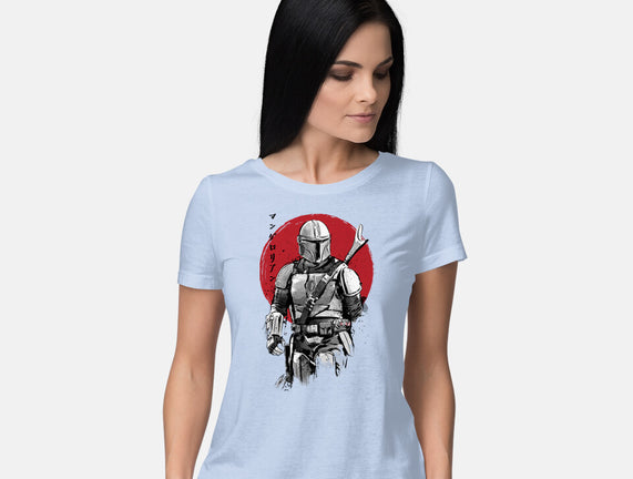 Mandalorian Bounty Hunter Sumi-e