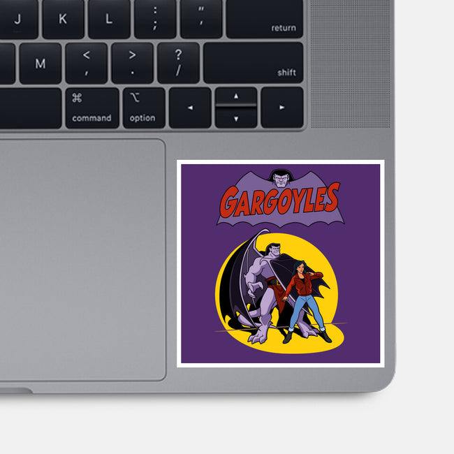 Gargoyles Cover-None-Glossy-Sticker-jasesa