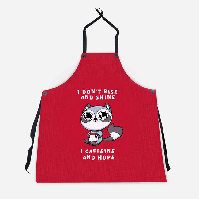 I Don't Rise And Shine-Unisex-Kitchen-Apron-FunkVampire