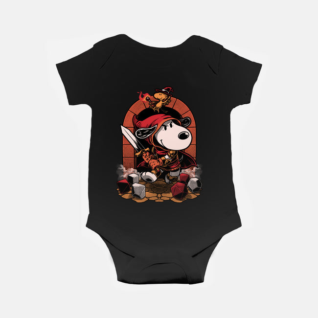 Beagle RPG Adventure-Baby-Basic-Onesie-Studio Mootant