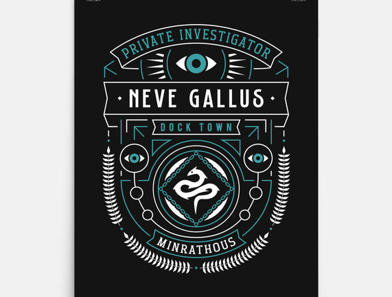 Minrathous Private Investigator Crest