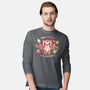 OWLways Up For Snacks-Mens-Long Sleeved-Tee-TechraNova